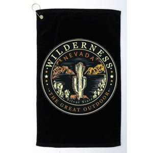 Nevada Wilderness Silver State Platinum Collection Golf Towel