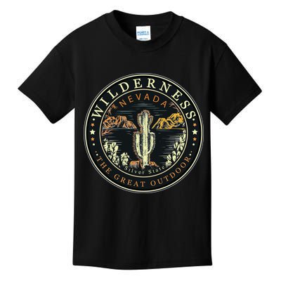 Nevada Wilderness Silver State Kids T-Shirt