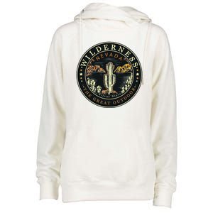 Nevada Wilderness Silver State Womens Funnel Neck Pullover Hood