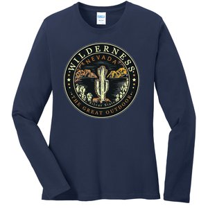 Nevada Wilderness Silver State Ladies Long Sleeve Shirt