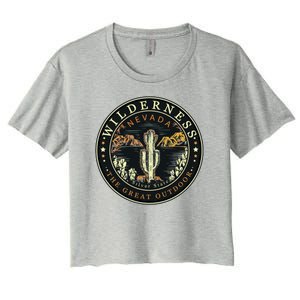 Nevada Wilderness Silver State Women's Crop Top Tee