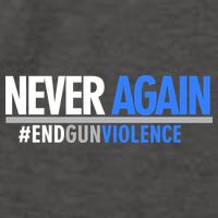 Never Again End Gun Violence Vector Backpack