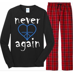 Never Again End Gun Violence Tribute Long Sleeve Pajama Set