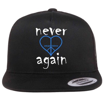 Never Again End Gun Violence Tribute Flatbill Hat