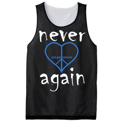 Never Again End Gun Violence Tribute Mesh Reversible Basketball Jersey Tank