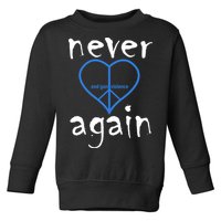 Never Again End Gun Violence Tribute Toddler Sweatshirt