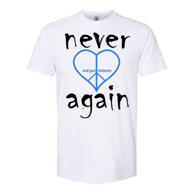 Never Again End Gun Violence Tribute Softstyle® CVC T-Shirt