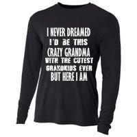 Never Dreamed I'd Be A Crazy Grandma Cooling Performance Long Sleeve Crew