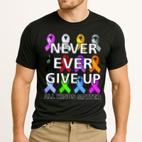 Never Ever Give Up All Kinds Matter Awareness Performance Shirt