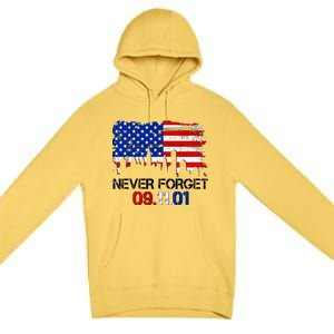 Never Forget 09.11.01 Premium Pullover Hoodie