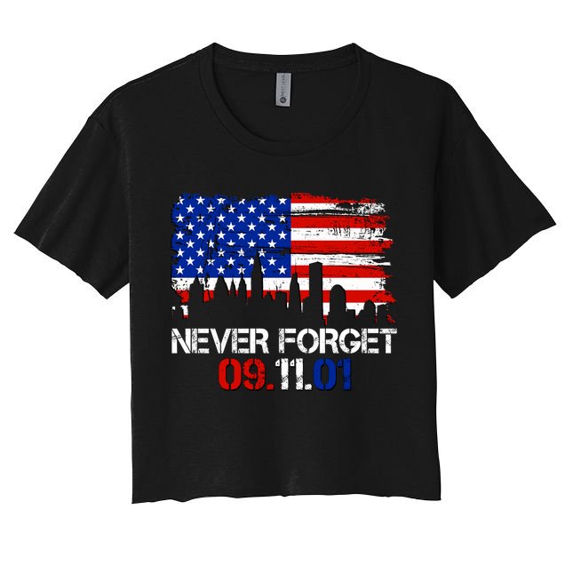 Never Forget 09.11.01 Crop Top