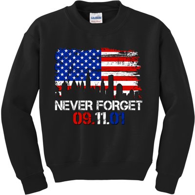 Never Forget 09.11.01 Kids Sweatshirt