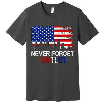 Never Forget 09.11.01 Premium T-Shirt