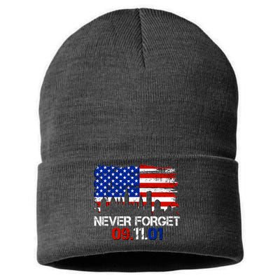 Never Forget 09.11.01 Sustainable Knit Beanie