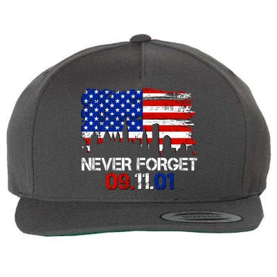 Never Forget 09.11.01 Wool Snapback Cap