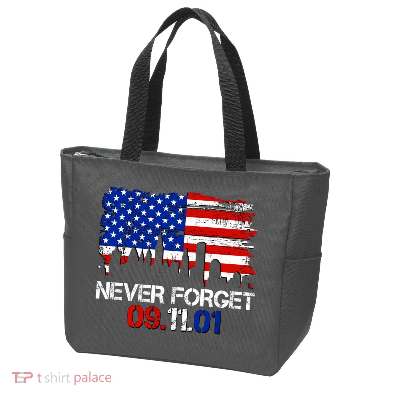 Never Forget 09.11.01 Zip Tote Bag
