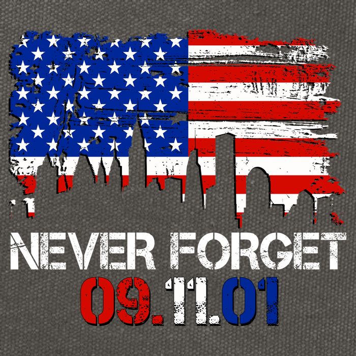 Never Forget 09.11.01 Cotton Canvas Backpack