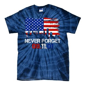 Never Forget 09.11.01 Tie-Dye T-Shirt