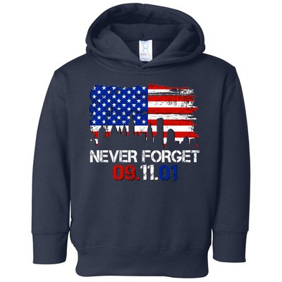 Never Forget 09.11.01 Toddler Hoodie