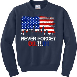 Never Forget 09.11.01 Kids Sweatshirt