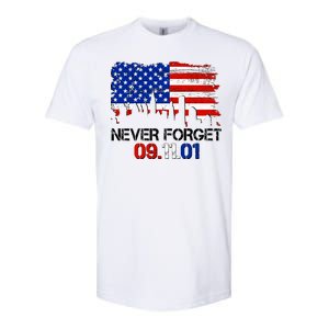 Never Forget 09.11.01 Softstyle CVC T-Shirt