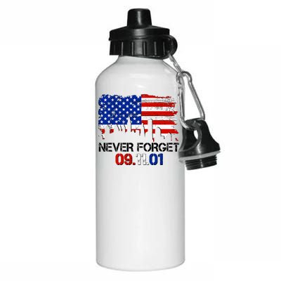 Never Forget 09.11.01 Aluminum Water Bottle