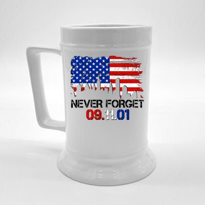 Never Forget 09.11.01 Beer Stein