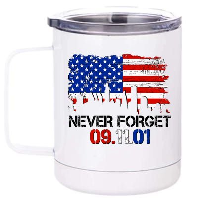 Never Forget 09.11.01 12 oz Stainless Steel Tumbler Cup