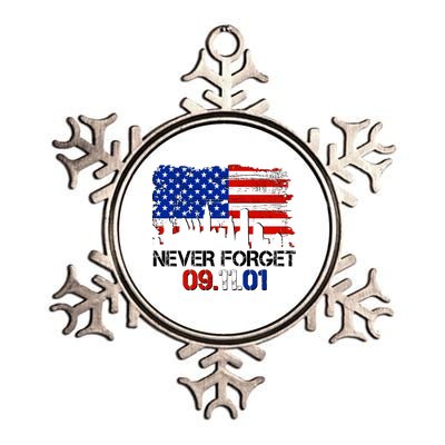 Never Forget 09.11.01 Metallic Star Ornament