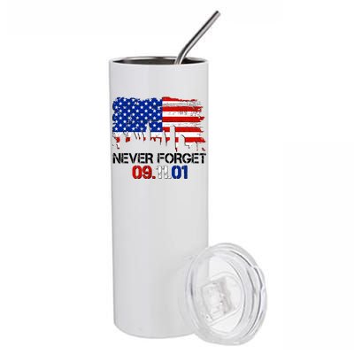 Never Forget 09.11.01 Stainless Steel Tumbler