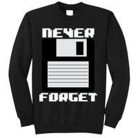 Never Forget Floppy Disc Retro Sweatshirt