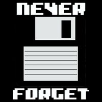 Never Forget Floppy Disc Retro Tank Top