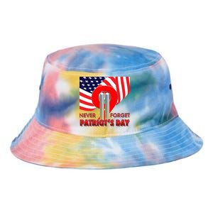 Never Forget Patriot Day 911 Tie Dye Newport Bucket Hat