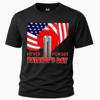 Never Forget Patriot Day 911 Cooling Performance Crew T-Shirt
