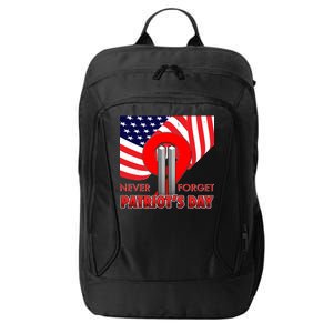 Never Forget Patriot Day 911 City Backpack