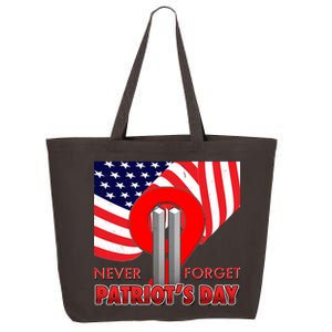 Never Forget Patriot Day 911 25L Jumbo Tote