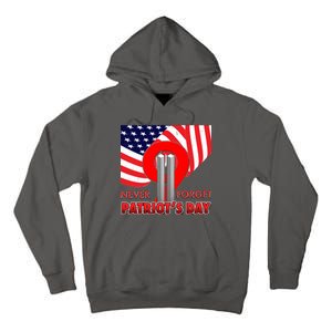 Never Forget Patriot Day 911 Tall Hoodie