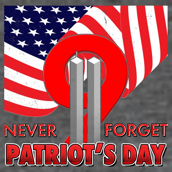 Never Forget Patriot Day 911 Women's V-Neck T-Shirt