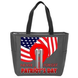 Never Forget Patriot Day 911 Zip Tote Bag