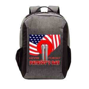 Never Forget Patriot Day 911 Vector Backpack