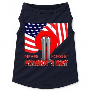 Never Forget Patriot Day 911 Doggie Tank