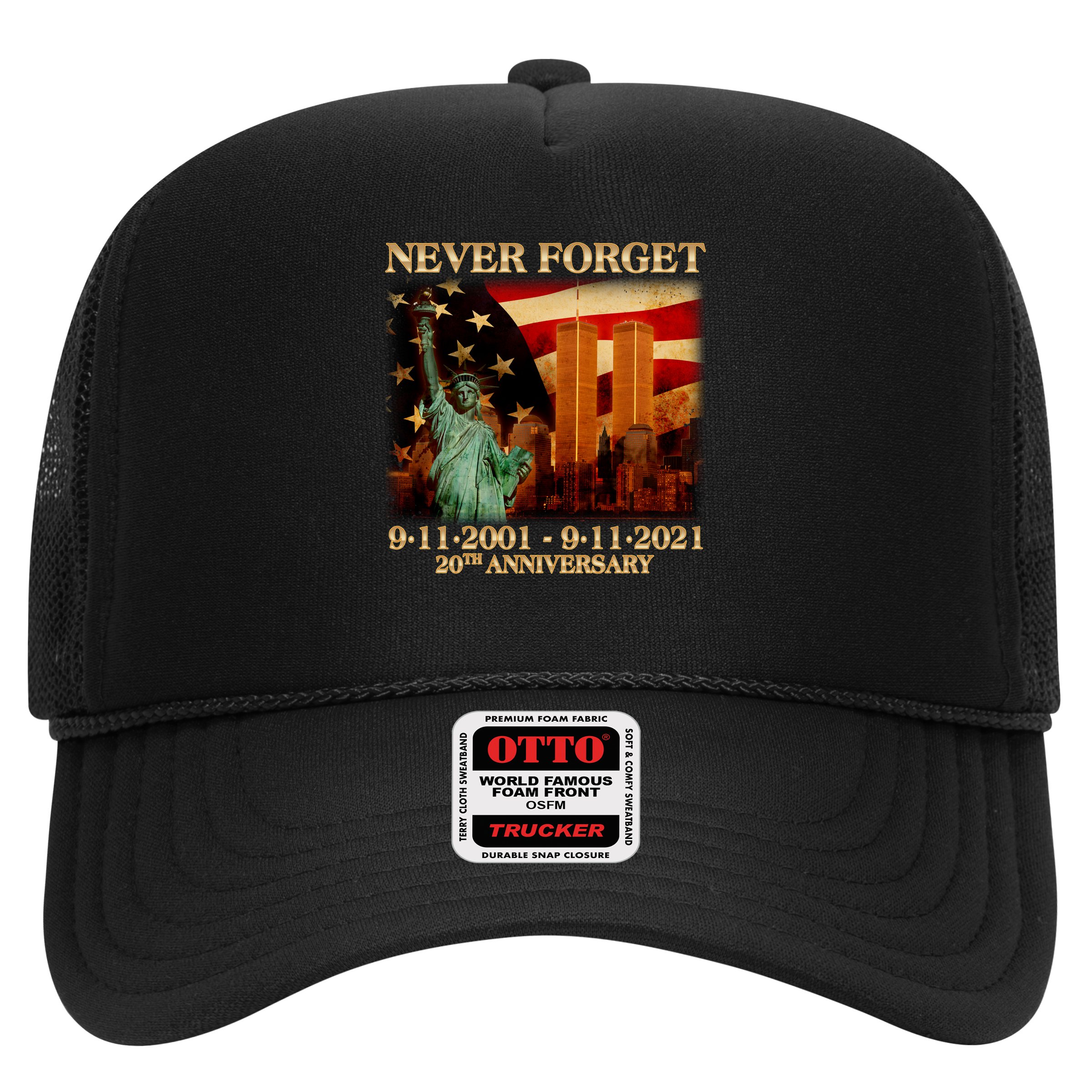Never Forget September 11 9/11 20th Anniversary Hat