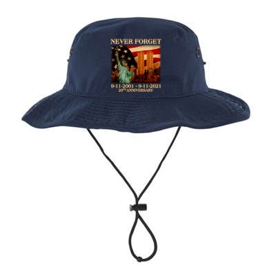 Never Forget September 11 9/11 20th Anniversary Legacy Cool Fit Booney Bucket Hat