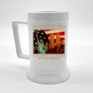 Never Forget September 11 9/11 20th Anniversary Beer Stein