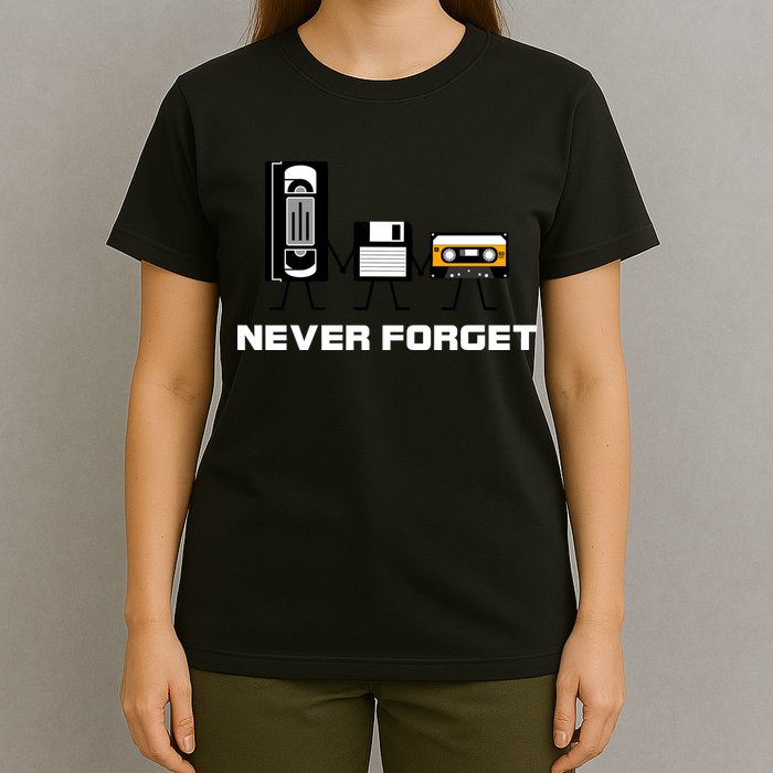 Never Forget Vintage Tapes T-Shirt