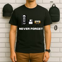 Never Forget Vintage Tapes T-Shirt