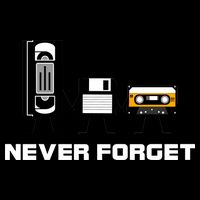 Never Forget Vintage Tapes T-Shirt