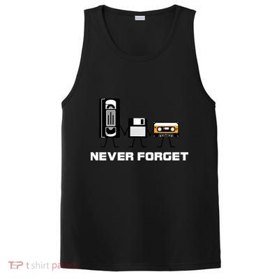 Never Forget Vintage Tapes PosiCharge Competitor Tank