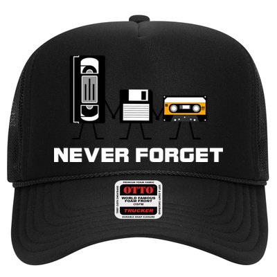 Never Forget Vintage Tapes Trucker Hat