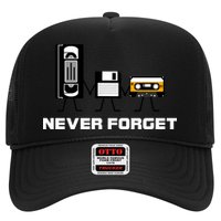 Never Forget Vintage Tapes Trucker Hat